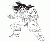 dragon ball goku coloring page coloring pages
