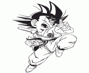 dragon ball gt kid goku coloring page coloring pages