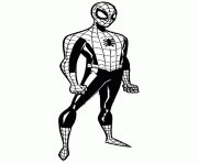 the amazing spider man colouring page