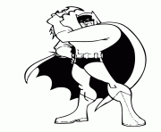 Batman Coloring Pages Free Printable Awesome Posing