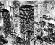 Printable city photo new york buildings coloring pages