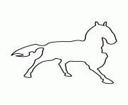 Printable horse stencil 111 coloring pages