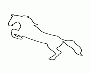 Printable horse stencil 29 coloring pages