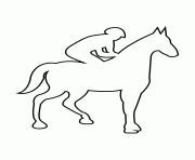 Printable horse stencil 59 coloring pages