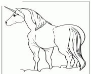 Printable unicorn horse coloring page coloring pages