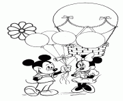 surprise mickey and minnie disney coloring pages