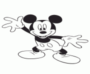 Printable silly mickey mouse disney coloring pages
