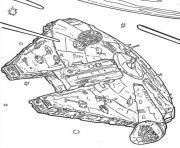 Printable star wars ships for kids coloring pages
