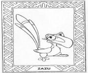 Printable free zazu  for kidsd9b6 coloring pages
