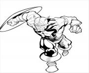 Printable super hero captain america s for kids5d16 coloring pages