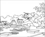 Printable for kids tom and jerry picniccc28 coloring pages