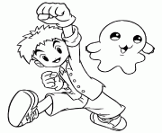 Printable kids digimon s8d08 coloring pages