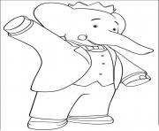 Printable king babar cartoon s for kids860c coloring pages