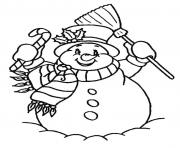 Printable free snowman s for kidsf978 coloring pages