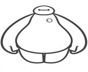 Printable baymax from big hero 6 coloring pages