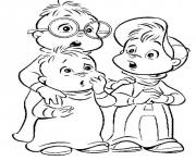 Printable coloring pages of alvin and the chipmunks coloring pages