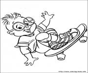 Printable alvin chipmunks 01 coloring pages