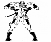 Printable deadpool 13 coloring pages