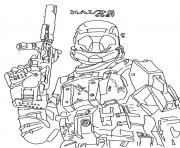 Printable Halo Reach Coloring Pages To Print coloring pages