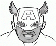 Printable superhero captain america 330 coloring pages