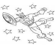 Printable superhero captain america 29 coloring pages