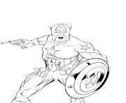 Printable superhero captain america 96 coloring pages