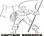 Printable superhero captain america 243 coloring pages