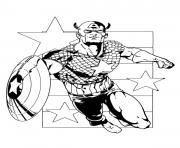 Printable superhero captain america 334 coloring pages