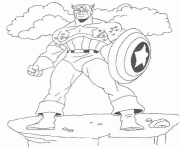Printable superhero captain america 37 coloring pages