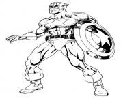 Printable superhero captain america 38 coloring pages