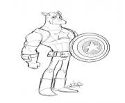 Printable superhero captain america 196 coloring pages