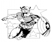 Printable superhero captain america 368 coloring pages