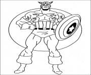 Printable superhero captain america 2 coloring pages