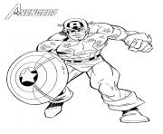 Printable superhero captain america 20 coloring pages
