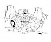 Printable superhero captain america 293 coloring pages