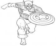 Printable superhero captain america 15 coloring pages