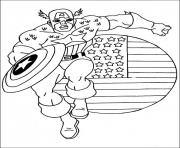 Printable superhero captain america 3 coloring pages
