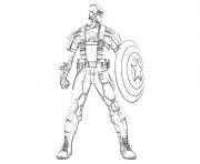 Printable superhero captain america 95 coloring pages