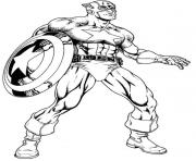 Printable superhero captain america 32 coloring pages