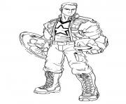 Printable superhero captain america 82 coloring pages