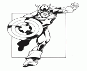 superhero captain america 64 coloring pages