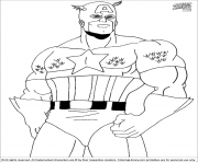 Printable superhero captain america 99 coloring pages