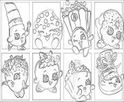 SHOPKINS Coloring Pages Free Printable
