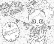 Printable shopkins popette official coloring pages