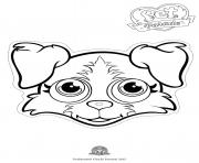 Printable pet parade cute dog border collie 2 coloring pages