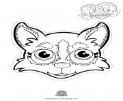 Printable pet parade cute dog husky 2 coloring pages