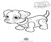 Printable pet parade cute dog dalmatian coloring pages