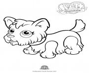 Printable pet parade cute dog yorkshire coloring pages