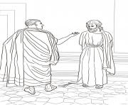 Printable good friday 7 jesus and pilate by nikolai ge coloring pages