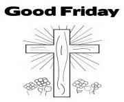 Printable good friday christianity coloring pages